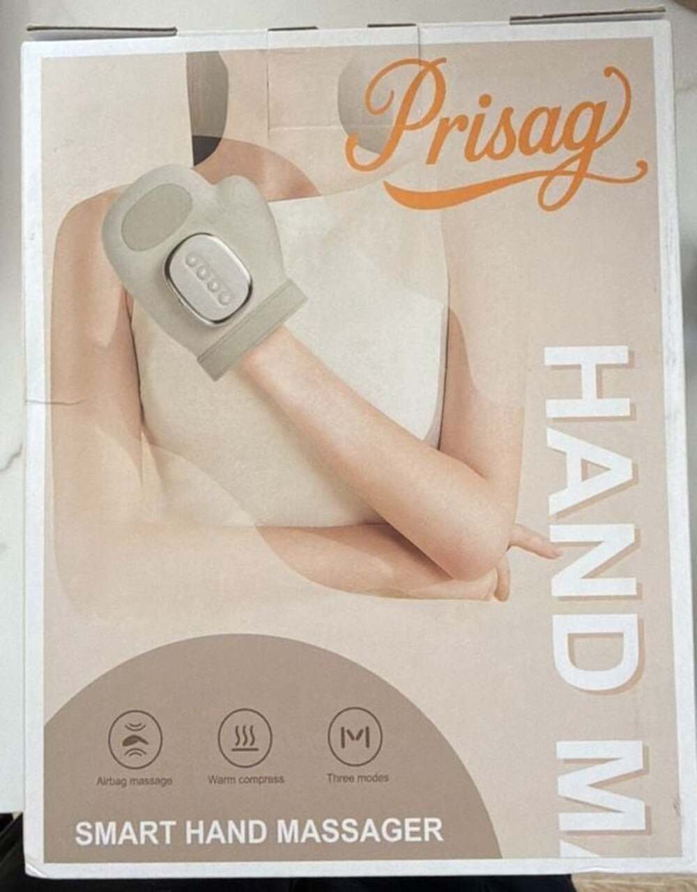 Prisag Smart Hand Massager with Airbag Massage and Warm Compress NEW
